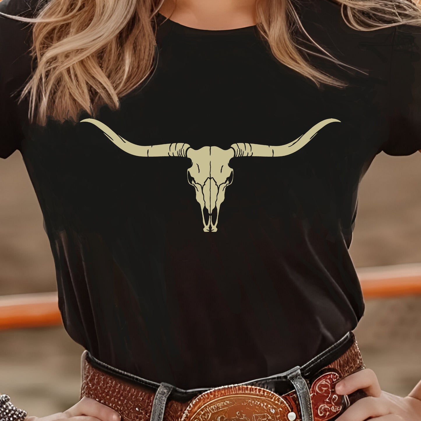 Longhorn Bull Skull T-Shirt