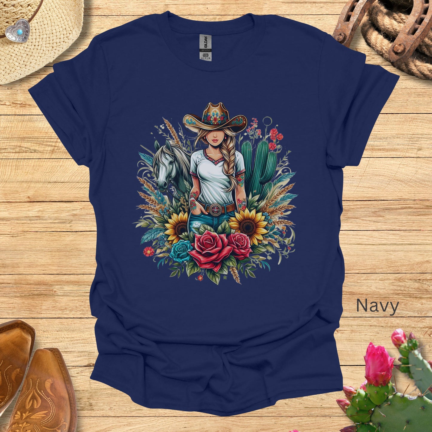 Floral Cowgirl T-Shirt