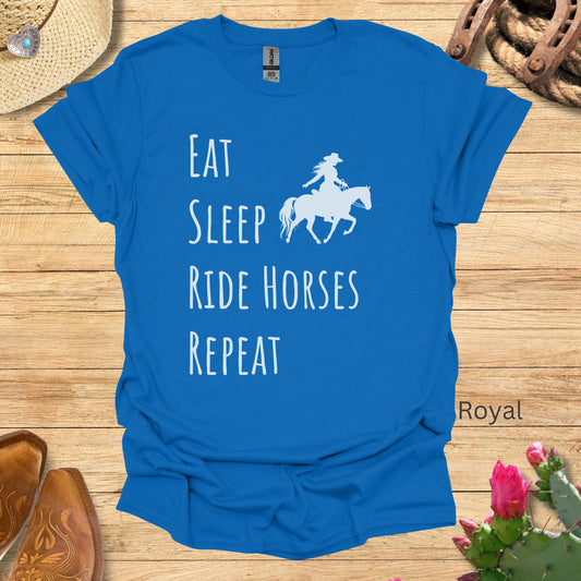 Eat Sleep Ride Horses Repeat