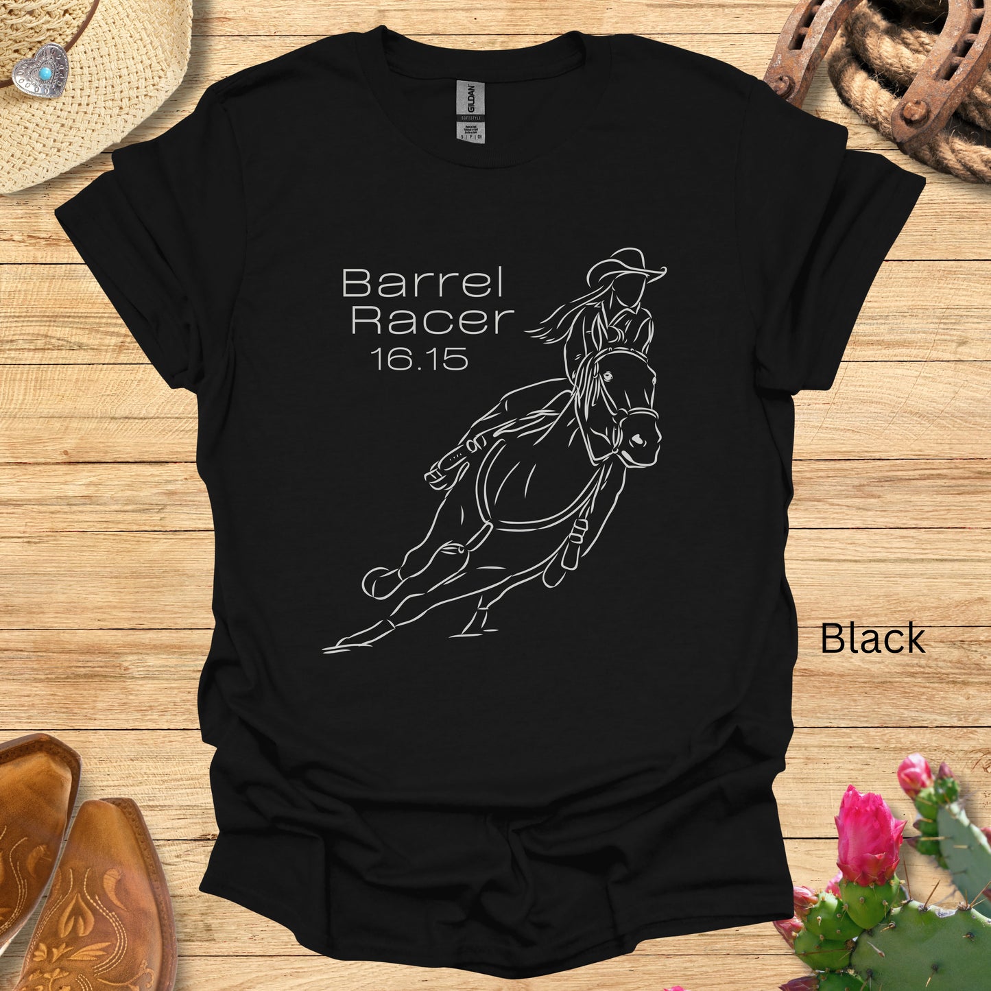 Personalized Barrel Racing Time T-shirt