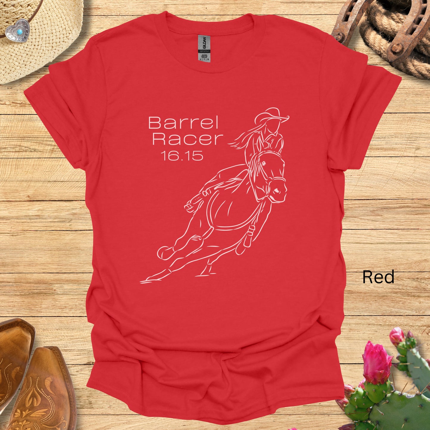 Personalized Barrel Racing Time T-shirt