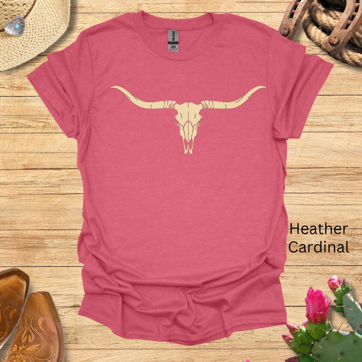 Longhorn Bull Skull T-Shirt