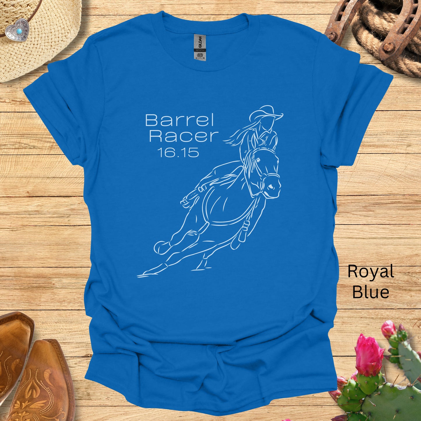 Personalized Barrel Racing Time T-shirt