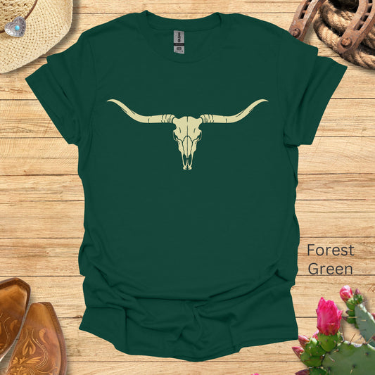 Longhorn Bull Skull T-Shirt