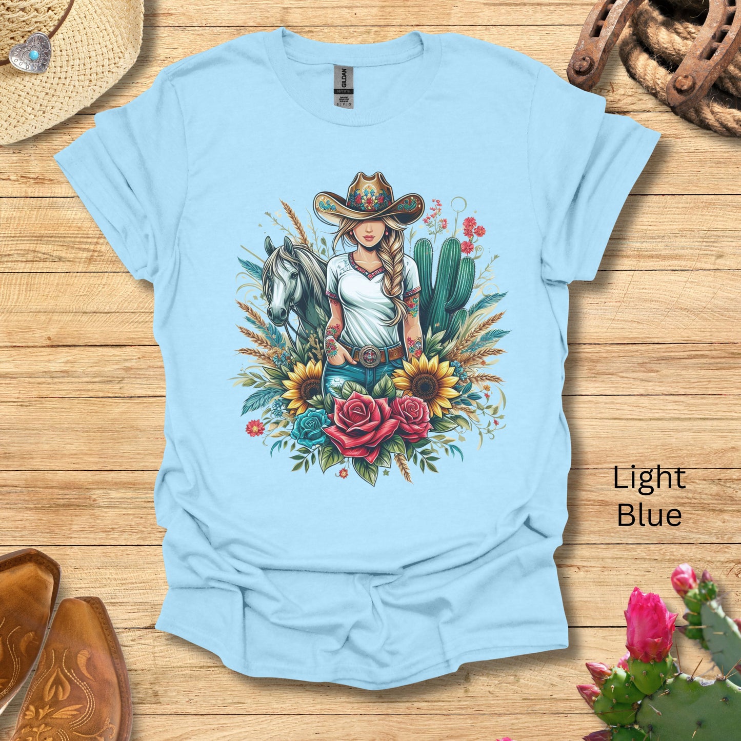 Floral Cowgirl T-Shirt