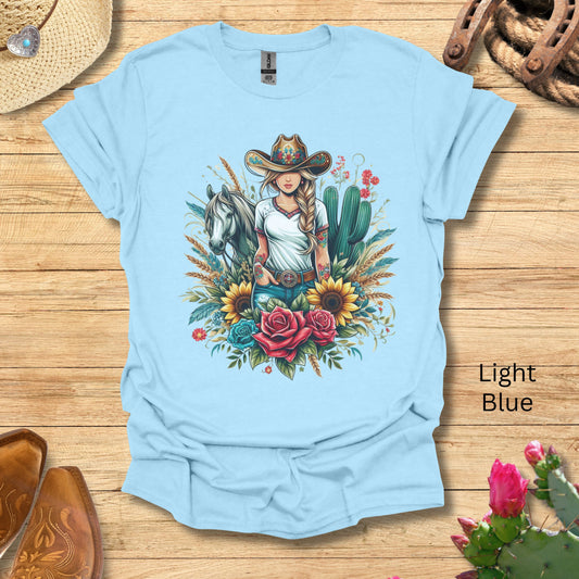 Floral Cowgirl T-Shirt