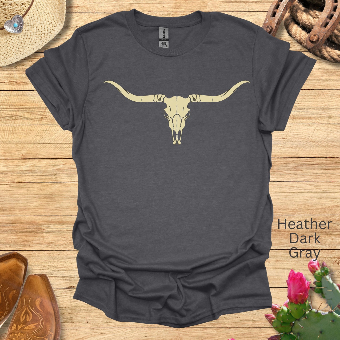 Longhorn Bull Skull T-Shirt