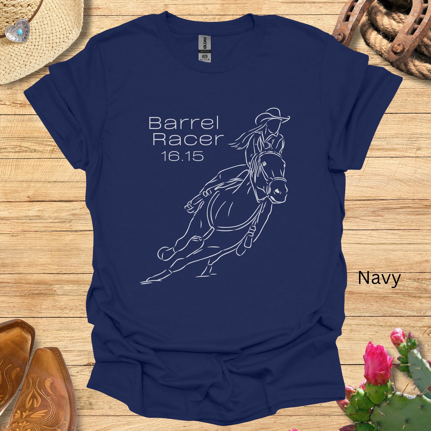 Personalized Barrel Racing Time T-shirt