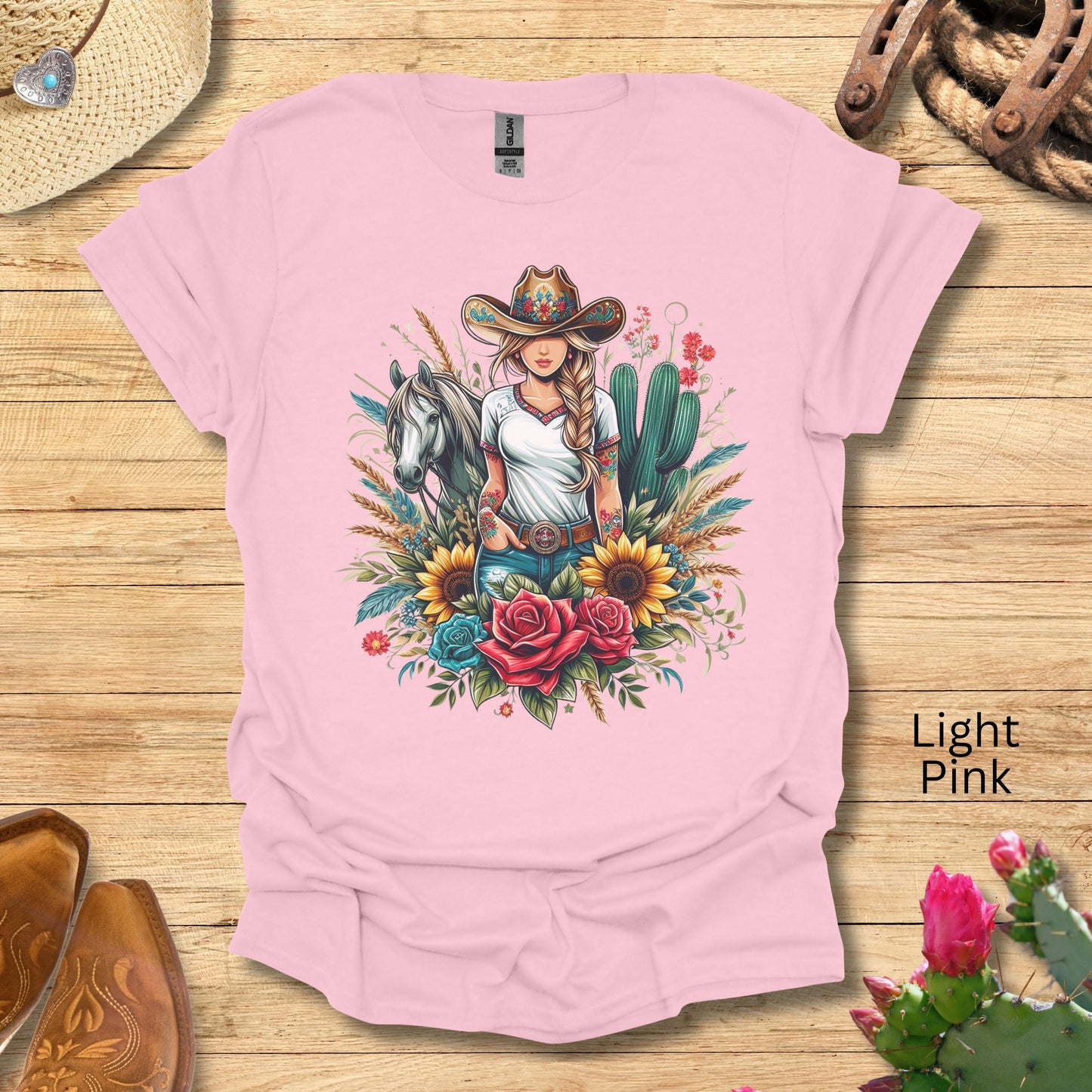 Floral Cowgirl T-Shirt