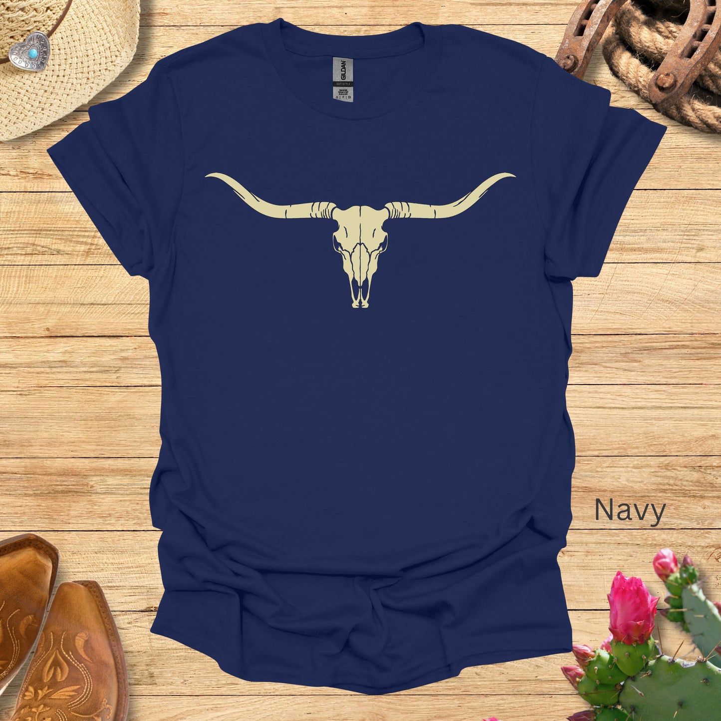 Longhorn Bull Skull T-Shirt