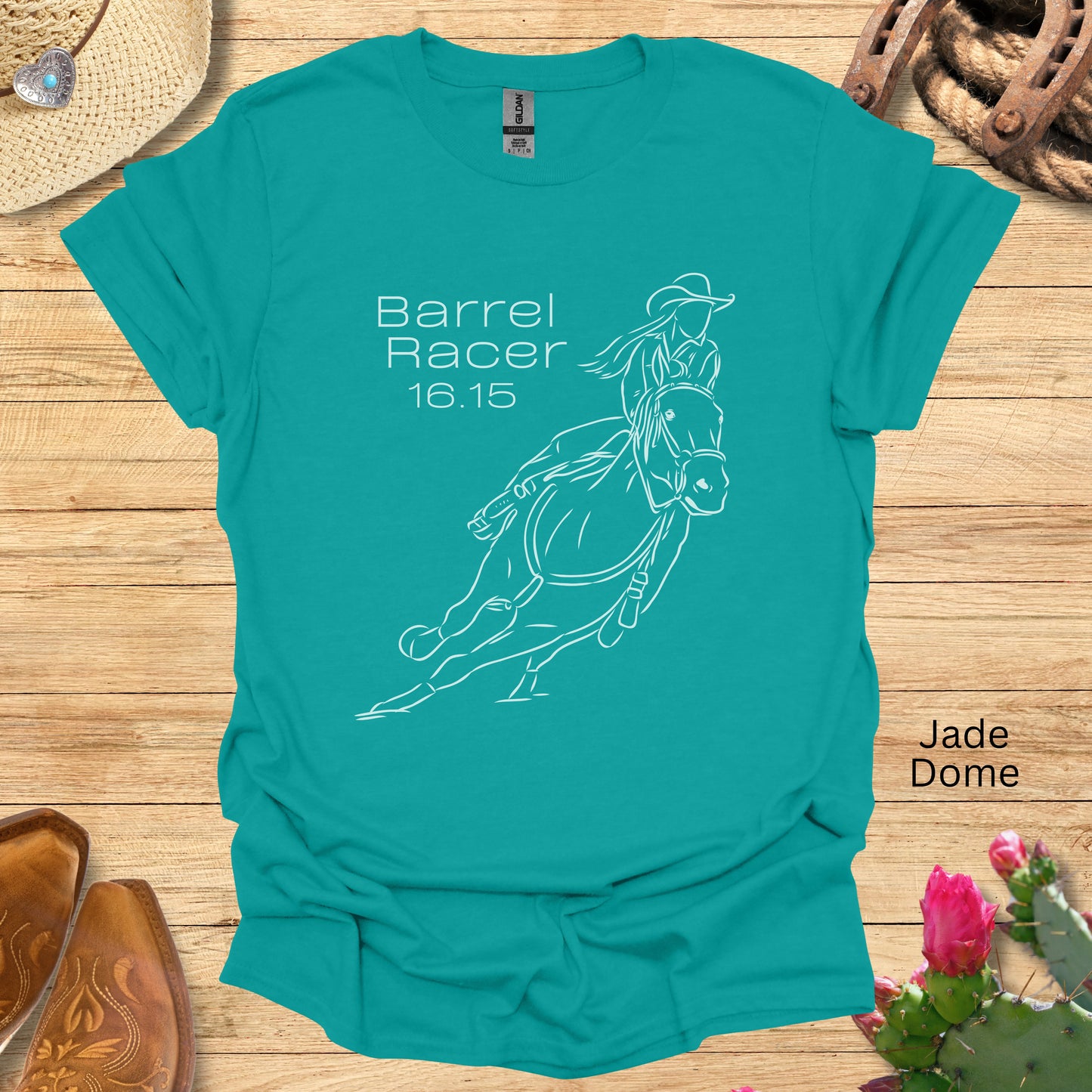 Personalized Barrel Racing Time T-shirt