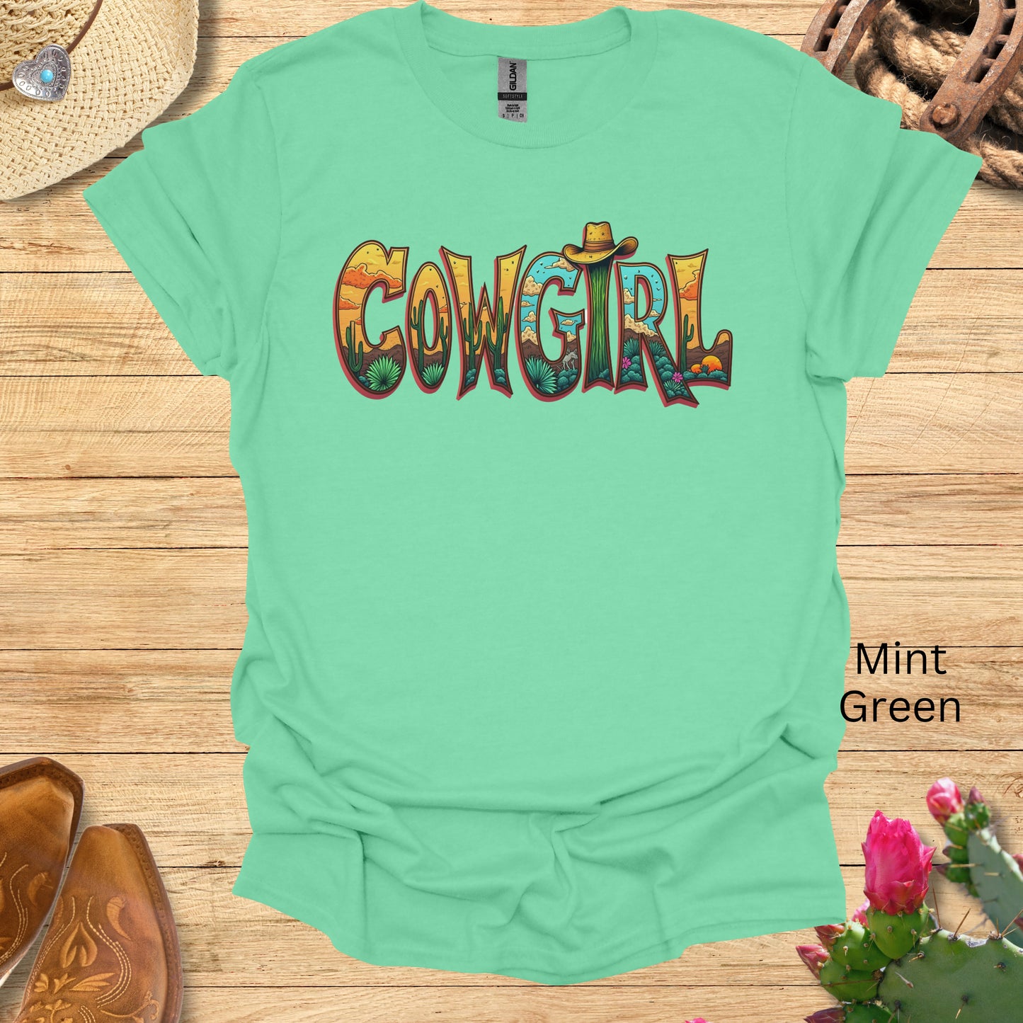 Cute Cowgirl Softstyle T-Shirt