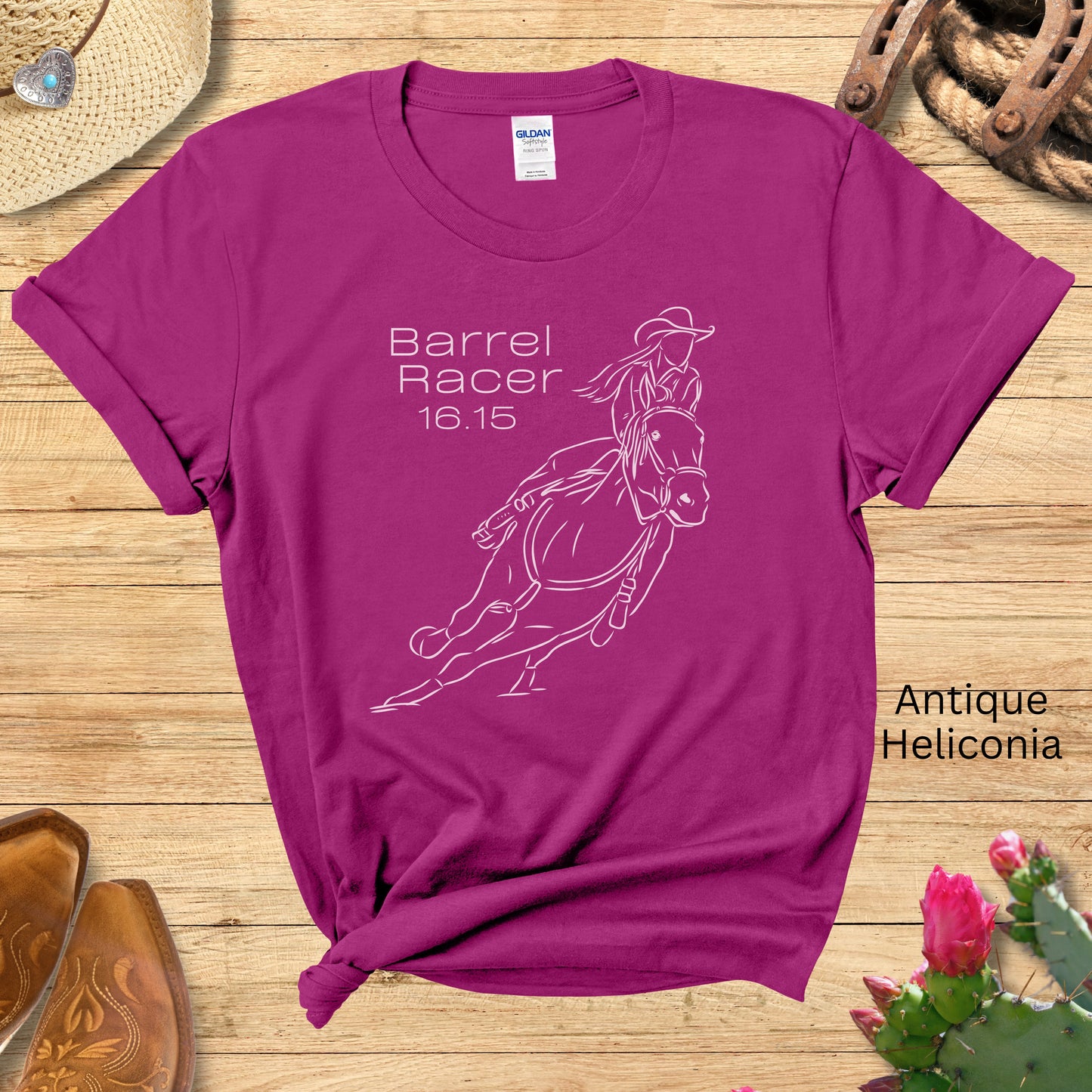 Personalized Barrel Racing Time T-shirt